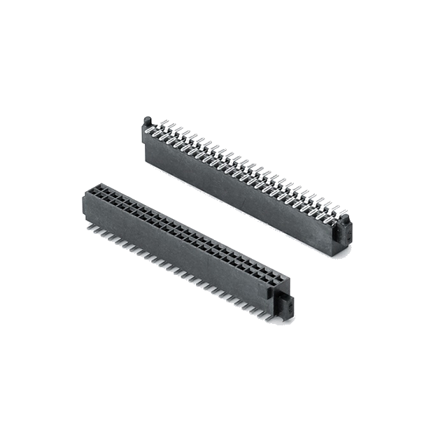 HB13X系列1.27mm間距板對(duì)板連接器 可堆疊 10-50Pin